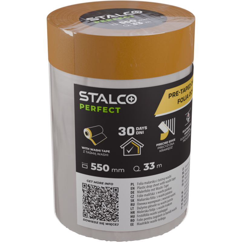 Film de protection avec ruban Washi 55 mm x 33 m