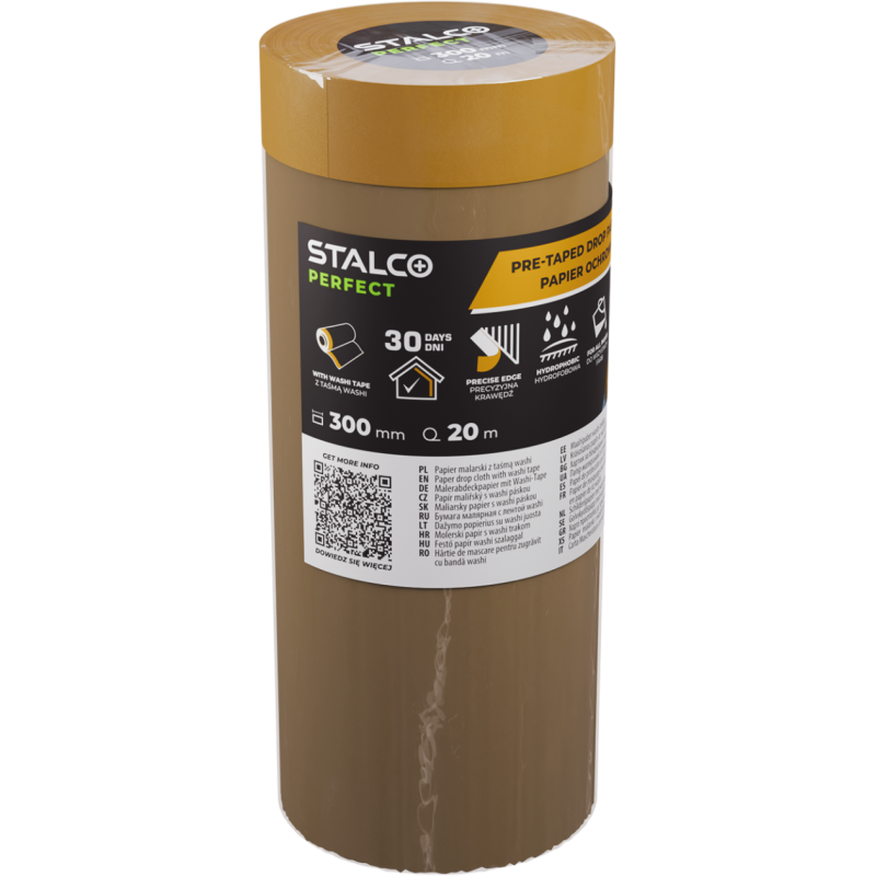 Papier de protection avec ruban Washi 300 mm x 20 m