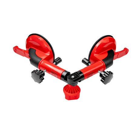 Support ventouse double angulaire pour verre et plaques 100 kg