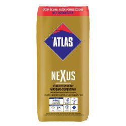 ATLAS NEXUS – Enduit hybride plâtre-ciment haute résistance 22,5 KG