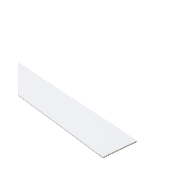 Couvre-joint en PVC blanc 4 cm x 6 m