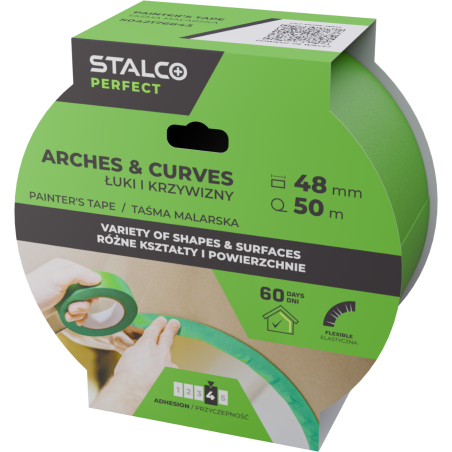 Ruban de masquage pour arches et courbes 48 mm x 50 m