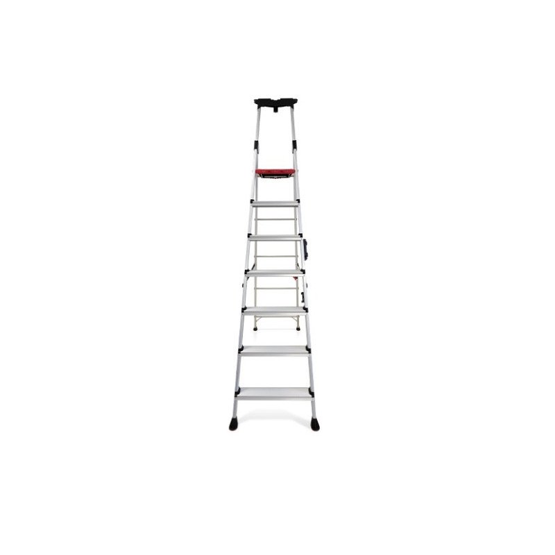 Échelle pliante 7 marches en aluminium
