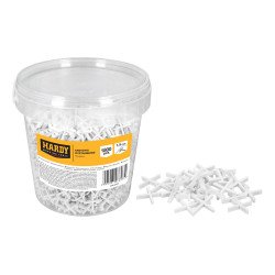 Croisillons d'écartement pour carrelage Hardy 1,5 mm – 1800 pièces