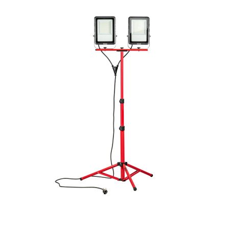 Projecteur LED avec trépied IP65 2 × 100 W – 16 000 lm