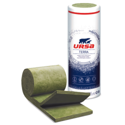 Laine de verre URSA PRK 32 en rouleau – 75 mm – 5,40 × 1,20 m – Isolation thermique et acoustique