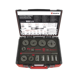Coffret de scies-cloches SYSKO HSSCo8 – 16 pièces pour acier, inox et bois