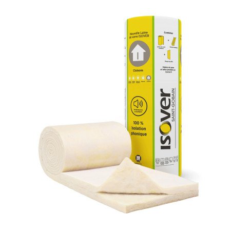 Isolant ISOVER 1200x7700 9.24m2 Rouleau