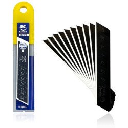 Etui 10 Lames BLACK BLADE 18mm KELI