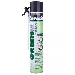 Mousse de Montage Polyuréthane Ceresit Green Q Control - 750 ml (avec tuyau)