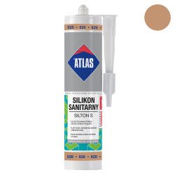 SILICONE SANITAIRE ATLAS SILTON'S - 280 ml - Beige (020)