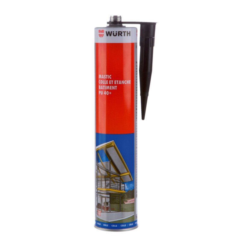 MASTIC POLYURÉTHANE POLYVALENT POUR COLLAGE ET ÉTANCHÉITÉ - PU 40 + - Noir