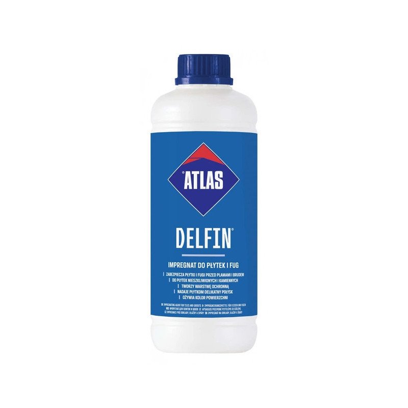 IMPRÉGNANT HYDROFUGE POUR CARRELAGE ET JOINTS - ATLAS DELFIN - 1 L
