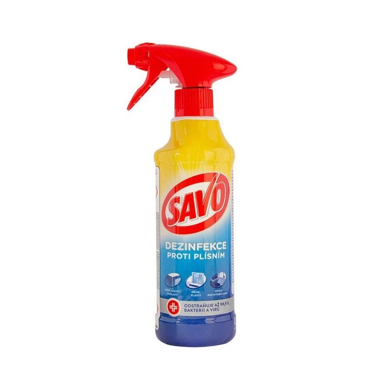 SPRAY NETTOYANT ANTI-MOISISSURES POUR BAIGNOIRES, DOUCHES ET CARRELAGE - SAVO - 500 ml