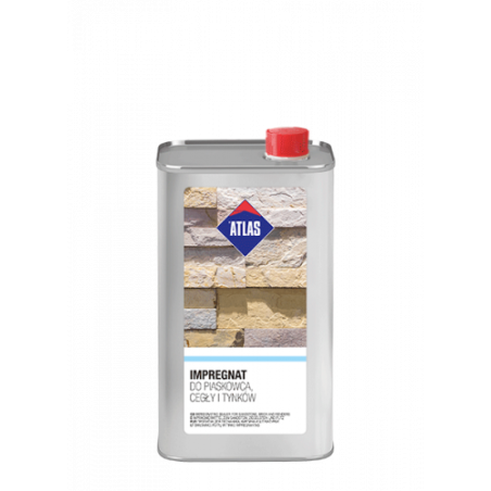 IMPRÉGNANT HYDROFUGE POUR GRÈS, BRIQUE ET ENDUIT - ATLAS SIL - 1 L
