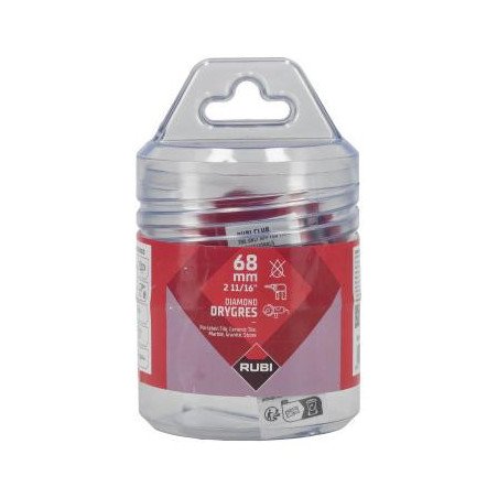 Foret à carottage diamanté, 68 mm