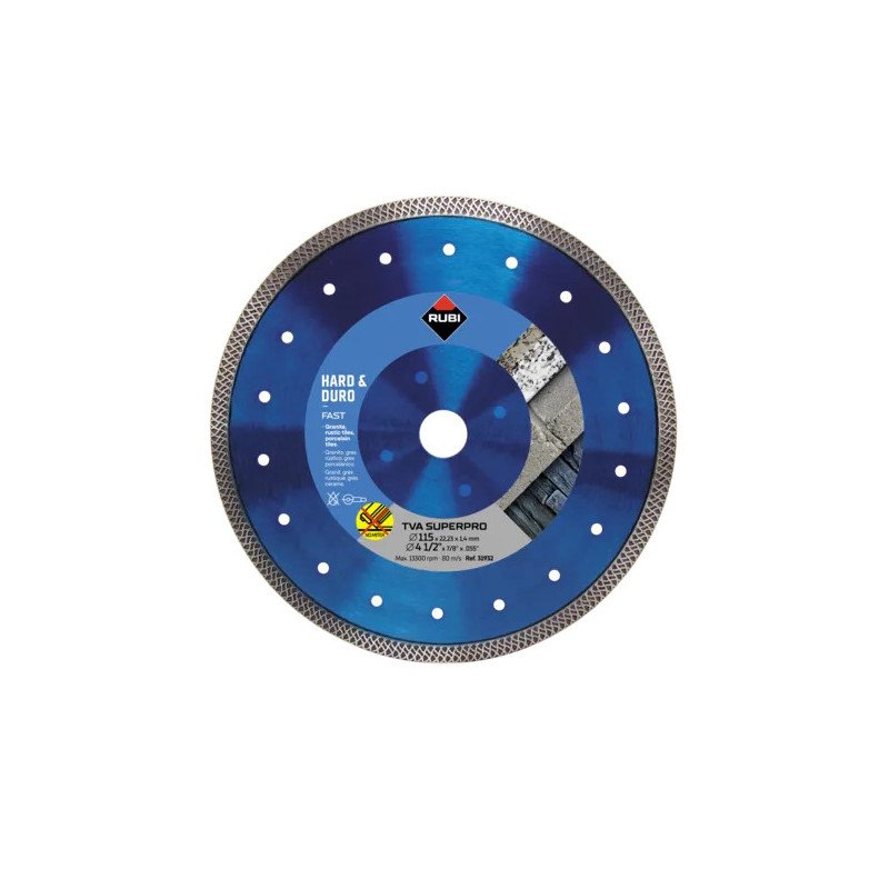 Disque diamanté TVA 125 RUBI