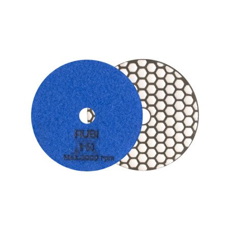 Disque Tampon Flexible Diamanté pour Polissage à Sec RUBI
