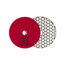 Disque de polissage diamanté flexible RUBI à sec, grain 400, 100 mm (4")