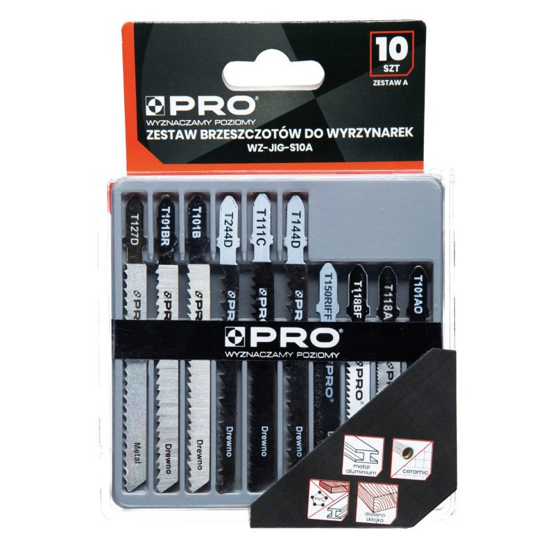 Lames de scie sauteuse set B - 10 pièces