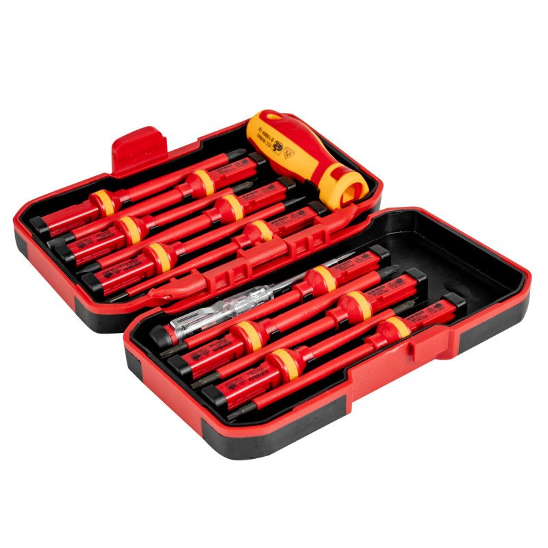 Ensemble de tournevis isolés 13 pièces