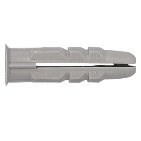 Cheville multi-matériaux PLX pour charges légères, 6x28 mm - Gris - Lot de 125 pièces