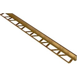 Profil de finition couleur champagne – 250 cm × 10 mm