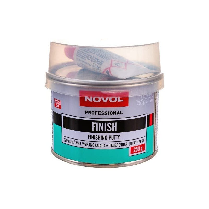 Mastic de finition automobile Novol Finish, 250g