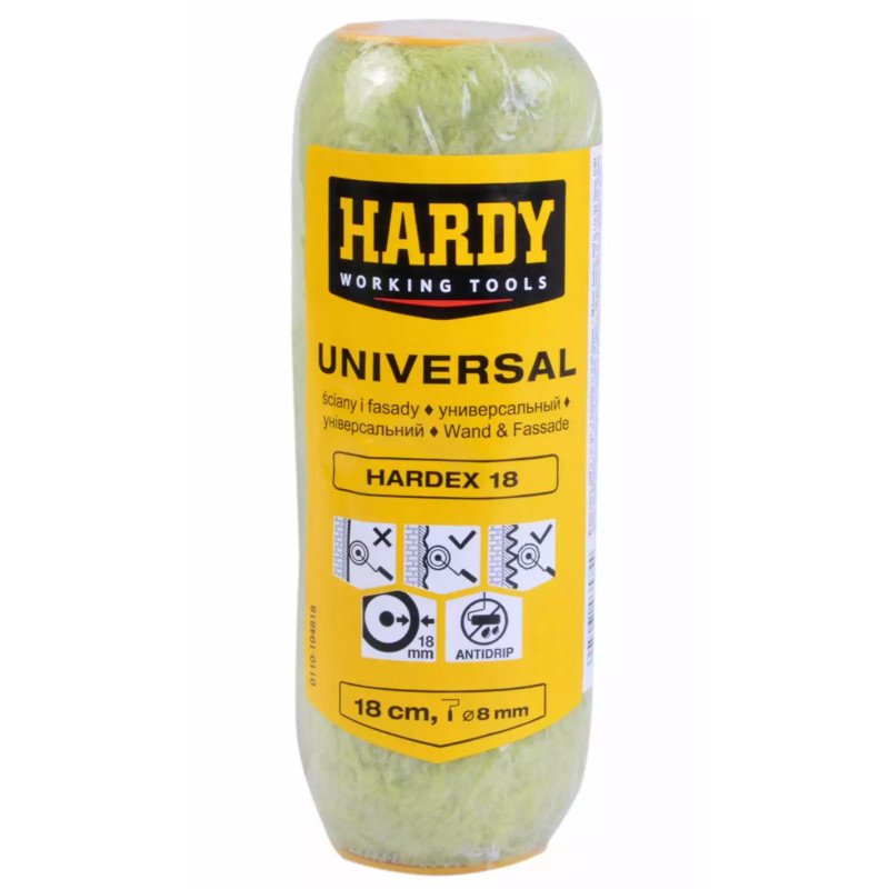 Rouleau à peinture pour émulsion HARDEX, largeur 18 cm (48 mm de diamètre)