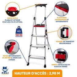 Marchepied SMART HOLD 4 marches