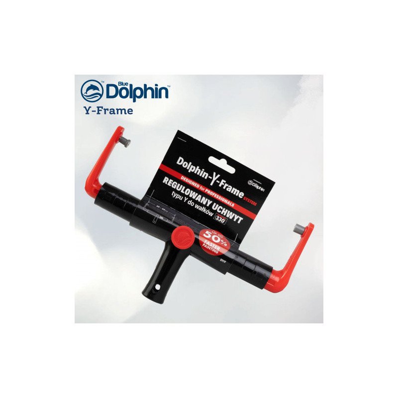 Manche télescopique réglable pour rouleau Blue Dolphin – Y-Frame, 30–45 cm