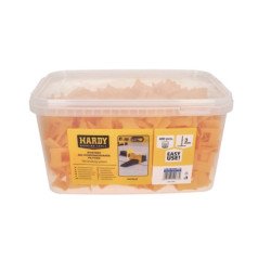 Lot de 400 clips plastiques pour système de nivellement et espacement Hardy Working Tools (3 mm)