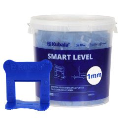 Clips de nivellement SMART LEVEL Kubala 1 mm – Lot de 800 pièces