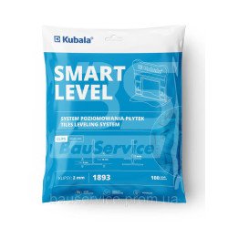 Clips de nivellement SMART LEVEL 2 mm – Kubala, lot de 100 pièces