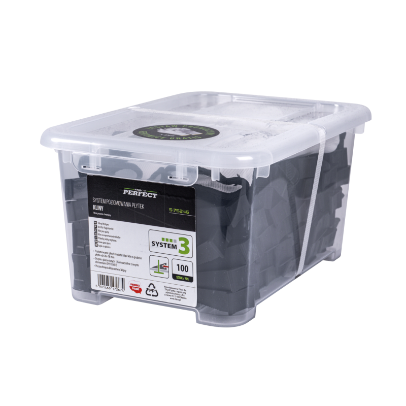 Cales pour SYSTEME 3 – STALCO PERFECT, lot de 100 pièces