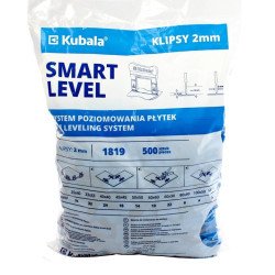 Système de nivellement Kubala – Clips 2 mm, lot de 500 pièces