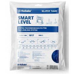 Système de nivellement Kubala – Clips 1 mm, lot de 500 pièces