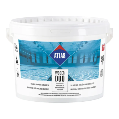 Système d'étanchéité bicomposant ATLAS WODER DUO, 16 kg