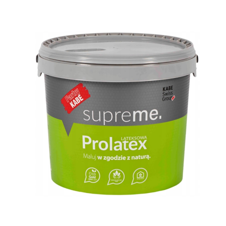 Peinture Latex Kabe Prolatex Supreme - 10L (Mat Blanc)