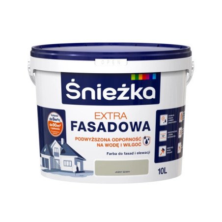 Peinture Facade Śnieżka Extra Fasadowa - 10L (Gris Clair)