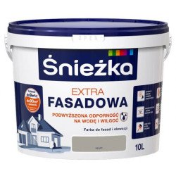 Peinture pour Façade Śnieżka Extra Fasadowa - 10L (Gris)