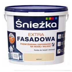 Peinture pour Façade Śnieżka Extra Fasadowa - 5L (Beige)