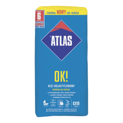 Mortier-Colle Polyvalent Élastifié Atlas OK! - C1TE - 25kg