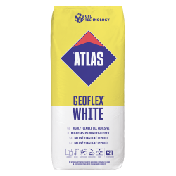 Colle à Carrelage Haute Élasticité Atlas Geoflex White - C2FT - 25kg
