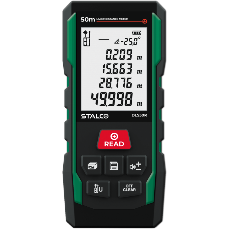 Télémètre Laser STALCO DLS50R - Portée 50 m