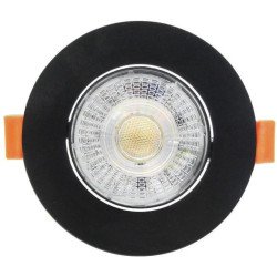 Spot Encastrable LED Prestige LP-1506/1RS - Ø 90 mm - Noir - IP44