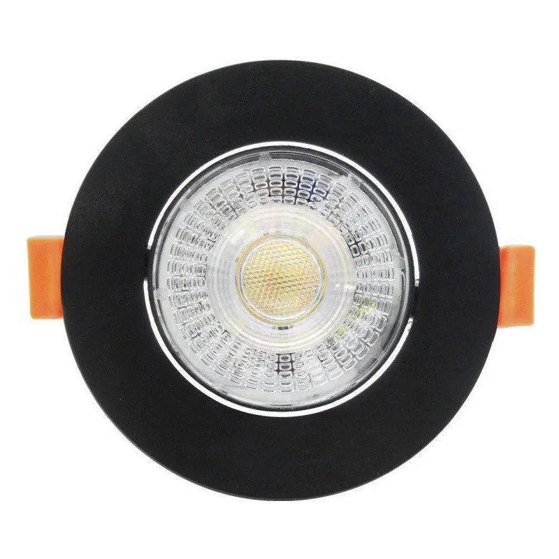 Spot Encastrable LED Prestige LP-1506/1RS - Ø 90 mm - Noir - IP44