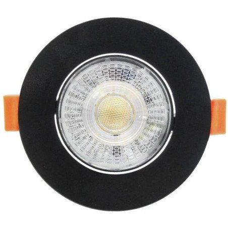 Spot Encastrable LED Prestige LP-1506/1RS - Ø 90 mm - Noir - IP44