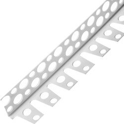 Profil d'Angle pour Arc (Arch) PVC Perforé - 25x25x3000 mm
