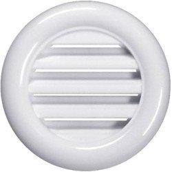 Lot de 2 Grilles d'Aération pour Porte - Ø 40 mm